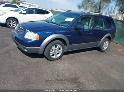 2007 FORD FREESTYLE SEL Blue  Gasoline 1FMZK02197GA10675 photo #3