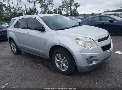 2014 CHEVROLET EQUINOX LS Silver  Flexible Fuel 2GNALAEKXE1158019 photo #1