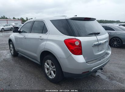 2014 CHEVROLET EQUINOX LS Silver  Flexible Fuel 2GNALAEKXE1158019 photo #4