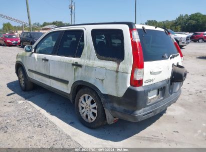 2006 HONDA CR-V EX White  Gasoline SHSRD78846U442006 photo #4