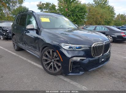 2020 BMW X7 M50I Blue  Gasoline 5UXCX6C06LLE35956 photo #1