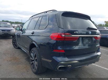 2020 BMW X7 M50I Blue  Gasoline 5UXCX6C06LLE35956 photo #4