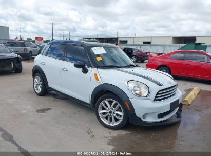 2014 MINI COUNTRYMAN COOPER White  Gasoline WMWZB3C53EWR42250 photo #1