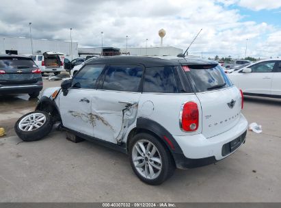 2014 MINI COUNTRYMAN COOPER White  Gasoline WMWZB3C53EWR42250 photo #4