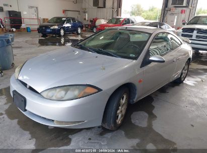 2000 MERCURY COUGAR V6 Silver  Gasoline 1ZWFT61L3Y5647612 photo #3