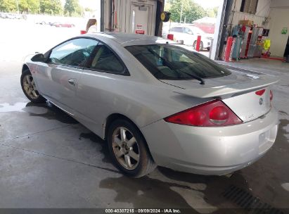 2000 MERCURY COUGAR V6 Silver  Gasoline 1ZWFT61L3Y5647612 photo #4