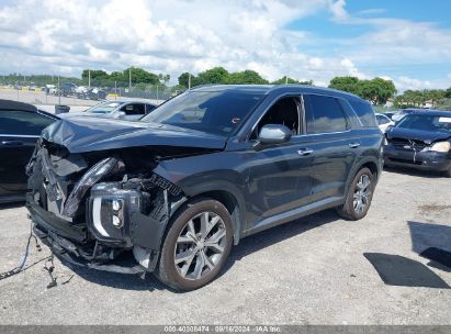 2021 HYUNDAI PALISADE SEL Gray  Gasoline KM8R44HE9MU274827 photo #3