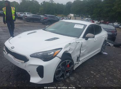 2021 KIA STINGER GT White  Gasoline KNAE35LC2M6096178 photo #3