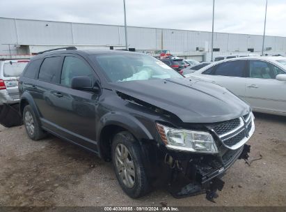 2016 DODGE JOURNEY SE Gray  Gasoline 3C4PDCAB1GT110993 photo #1