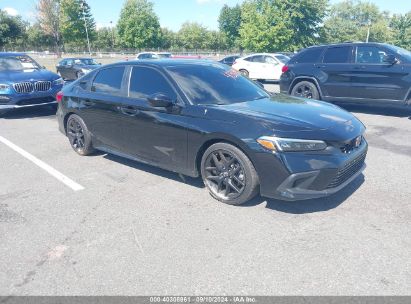 2022 HONDA CIVIC SI SEDAN Black  Gasoline 2HGFE1E53NH475183 photo #1