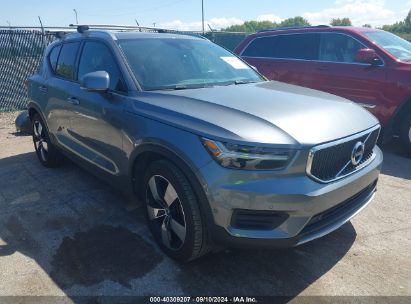 2019 VOLVO XC40 T5 MOMENTUM Gray  Gasoline YV4162UK0K2119584 photo #1