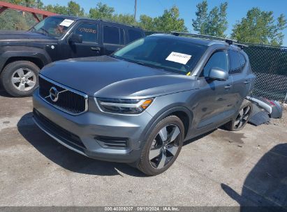 2019 VOLVO XC40 T5 MOMENTUM Gray  Gasoline YV4162UK0K2119584 photo #3