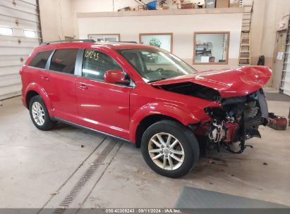 2017 DODGE JOURNEY SXT AWD Red  Flexible Fuel 3C4PDDBG5HT512453 photo #1