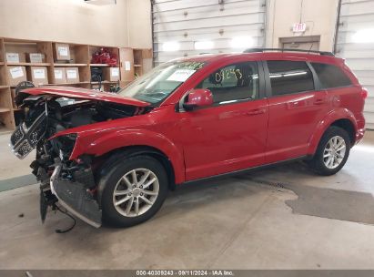 2017 DODGE JOURNEY SXT AWD Red  Flexible Fuel 3C4PDDBG5HT512453 photo #3