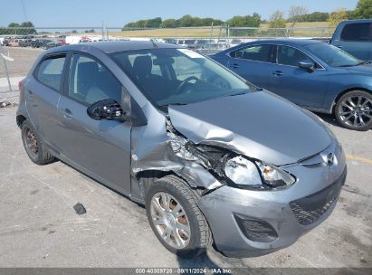 2014 MAZDA MAZDA2 SPORT Silver  Gasoline JM1DE1KZ8E0185281 photo #1