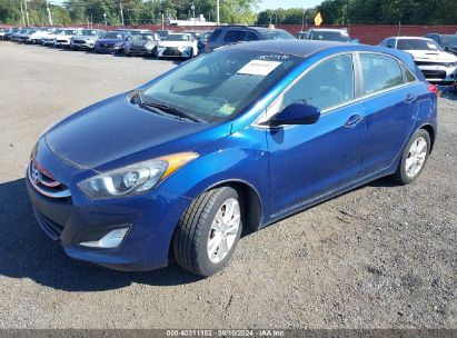 2013 HYUNDAI ELANTRA GT Dark Blue  Gasoline KMHD35LE2DU053077 photo #3