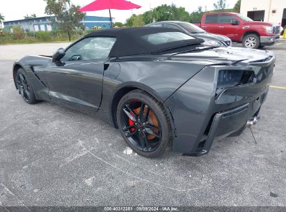 2017 CHEVROLET CORVETTE STINGRAY Z51 Gray  gas 1G1YK3D78H5111117 photo #4