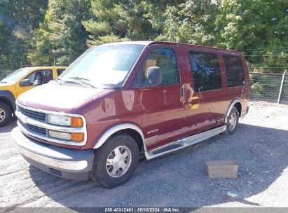 2002 CHEVROLET EXPRESS Maroon  Gasoline 1GBFG15R721231403 photo #3