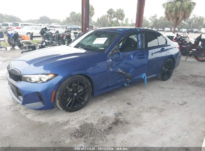 2024 BMW 3 SERIES 330I Blue  Gasoline 3MW69FF06R8E86601 photo #3