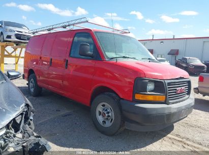 2017 GMC SAVANA 3500 WORK VAN Red  Flexible Fuel 1GTZ7GFG9H1241948 photo #1