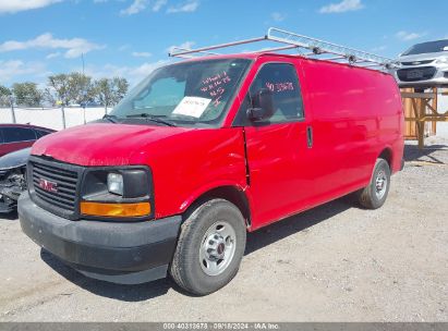 2017 GMC SAVANA 3500 WORK VAN Red  Flexible Fuel 1GTZ7GFG9H1241948 photo #3