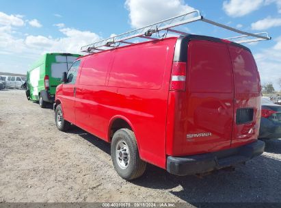 2017 GMC SAVANA 3500 WORK VAN Red  Flexible Fuel 1GTZ7GFG9H1241948 photo #4