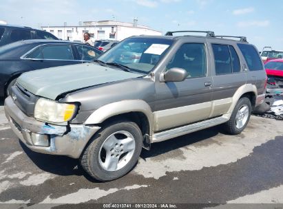 2001 INFINITI QX4 LUXURY Gray  Gasoline JNRDR09XX1W201152 photo #3