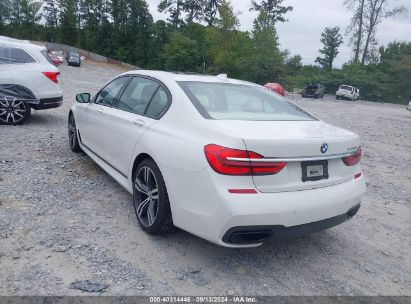 2018 BMW 740I White  Gasoline WBA7E2C52JG741744 photo #4