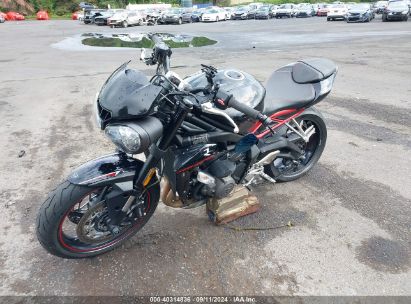 2019 TRIUMPH MOTORCYCLE STREET TRIPLE R Black  Gasoline SMTA434D0KT915554 photo #3