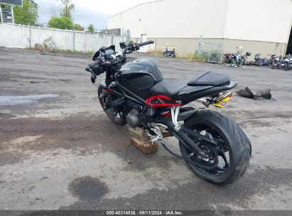 2019 TRIUMPH MOTORCYCLE STREET TRIPLE R Black  Gasoline SMTA434D0KT915554 photo #4