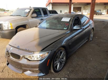 2015 BMW 435I GRAN COUPE Gray  Gasoline WBA4B1C51FD418462 photo #3