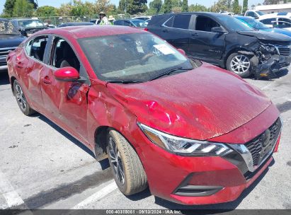 2023 NISSAN SENTRA SV XTRONIC CVT Red  Gasoline 3N1AB8CV9PY312549 photo #1