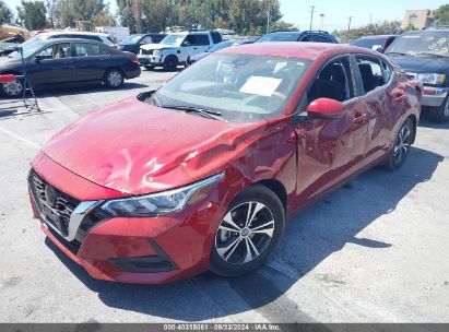 2023 NISSAN SENTRA SV XTRONIC CVT Red  Gasoline 3N1AB8CV9PY312549 photo #3