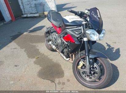 2013 TRIUMPH MOTORCYCLE STREET TRIPLE R Black  Other SMTL03NE8DT581272 photo #1