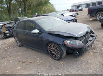 2016 VOLKSWAGEN GOLF GTI AUTOBAHN W/PERFORMANCE PACKAGE 4-DOOR Dark Blue  Gasoline 3VW447AU1GM022481 photo #1