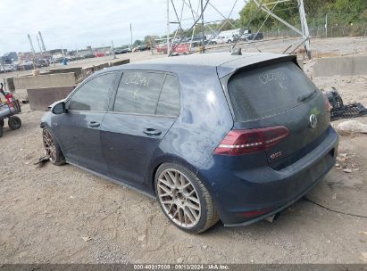 2016 VOLKSWAGEN GOLF GTI AUTOBAHN W/PERFORMANCE PACKAGE 4-DOOR Dark Blue  Gasoline 3VW447AU1GM022481 photo #4