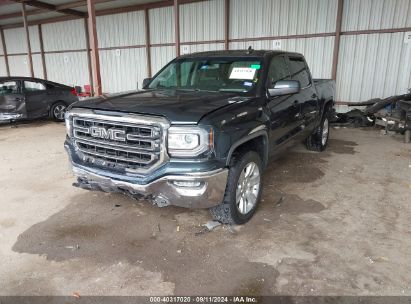 2017 GMC SIERRA 1500 SLE Blue  Gasoline 3GTP1MEC9HG285455 photo #3