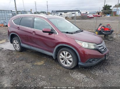 2013 HONDA CR-V EX-L Red  Gasoline 5J6RM4H78DL030575 photo #1