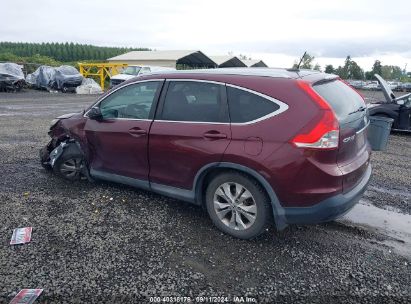 2013 HONDA CR-V EX-L Red  Gasoline 5J6RM4H78DL030575 photo #4