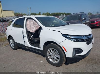 2024 CHEVROLET EQUINOX AWD LT White  Gasoline 3GNAXUEG8RL244385 photo #1