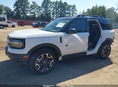 2024 FORD BRONCO SPORT OUTER BANKS White  Gasoline 3FMCR9C68RRE98643 photo #3