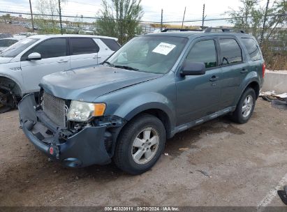 2012 FORD ESCAPE XLT Blue  Gasoline 1FMCU0D7XCKB58083 photo #3