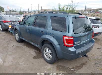 2012 FORD ESCAPE XLT Blue  Gasoline 1FMCU0D7XCKB58083 photo #4