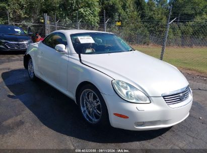 2004 LEXUS SC 430 White  Gasoline JTHFN48Y940052745 photo #1