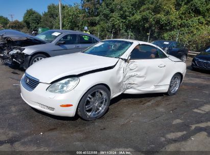 2004 LEXUS SC 430 White  Gasoline JTHFN48Y940052745 photo #3