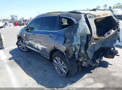 2022 HONDA CR-V HYBRID TOURING Gray  Hybrid 5J6RT6H90NL044066 photo #4