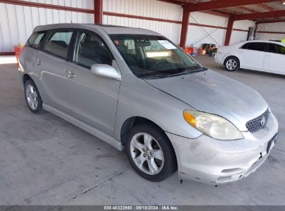 2003 TOYOTA MATRIX XR Silver  Gasoline 2T1KR32E13C060629 photo #1