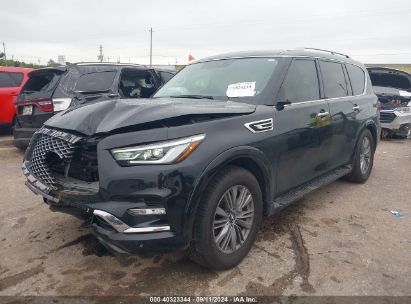 2024 INFINITI QX80 LUXE AWD Black  Gasoline JN8AZ2AC1R9501359 photo #3