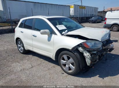 2009 ACURA RDX White  Gasoline 5J8TB18589A000253 photo #1