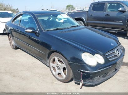 2005 MERCEDES-BENZ CLK 500 Black  Gasoline WDBTJ75J45F157795 photo #1